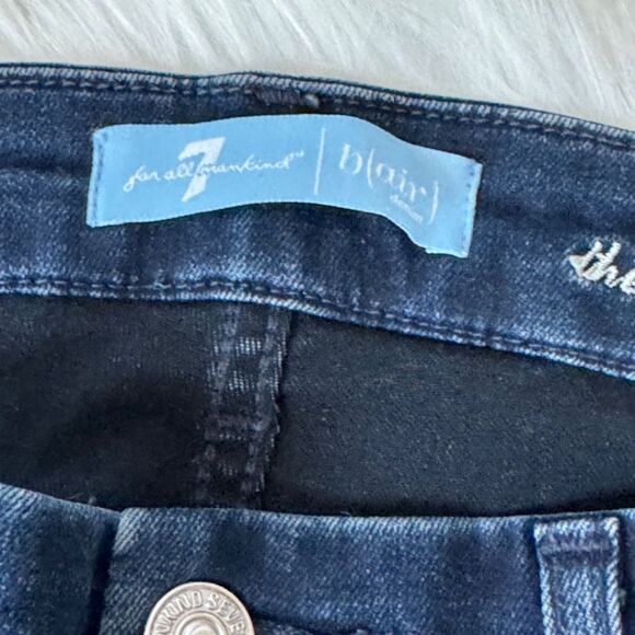 7 For All Mankind B(air) The Skinny Duchess Wash Jeans Sz 27 - Picture 7 of 10